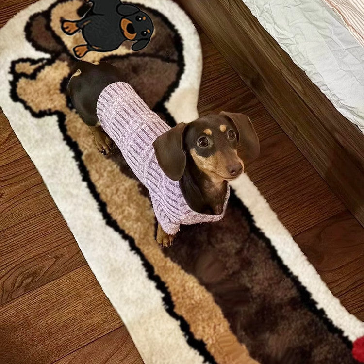 Dachshund Dog Bedroom Floor Mat