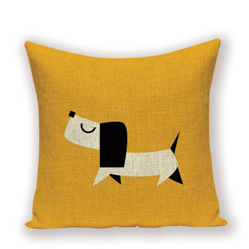 Dachshund Cushion Cover Sausage