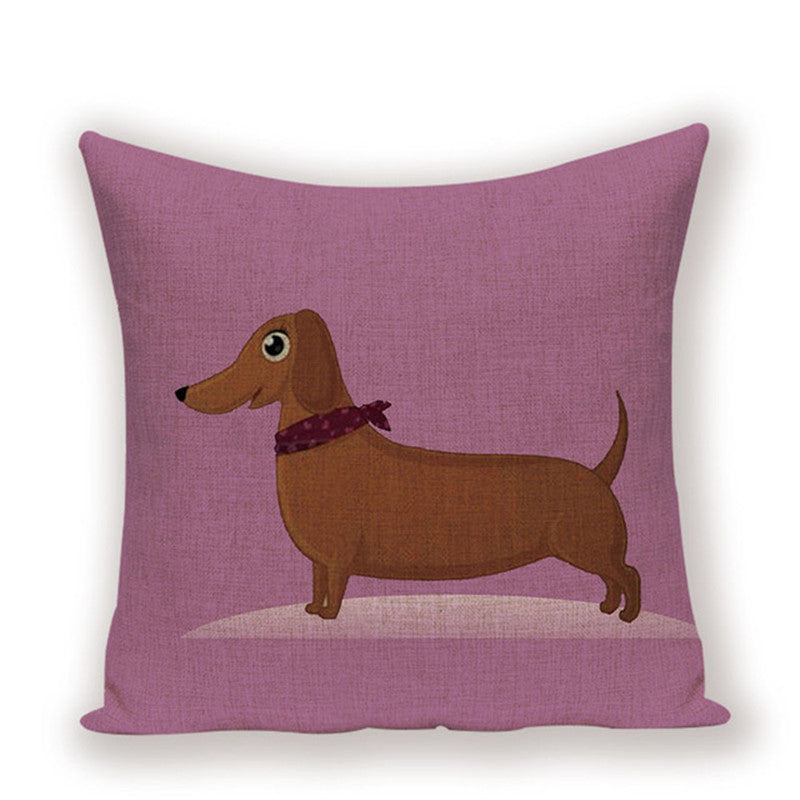 Dachshund Cushion Cover Sausage