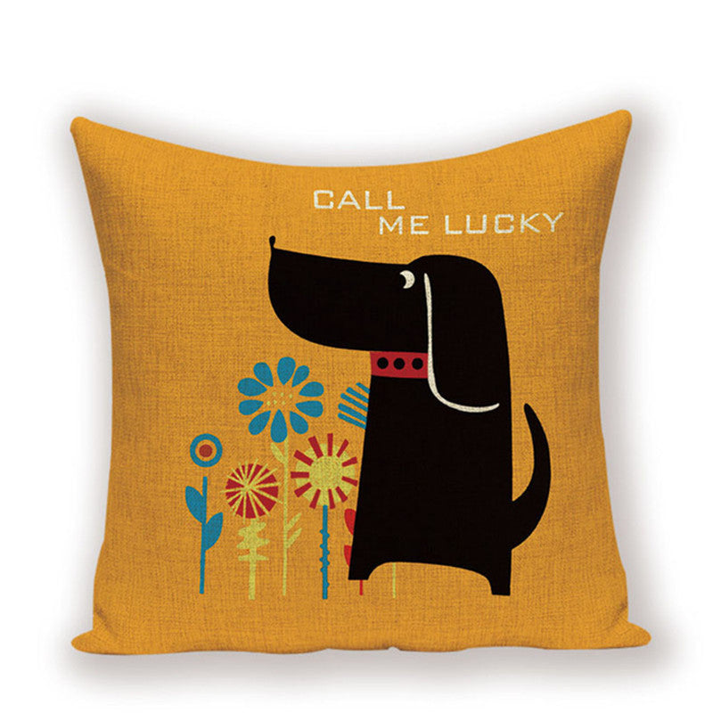 Dachshund Cushion Cover Sausage