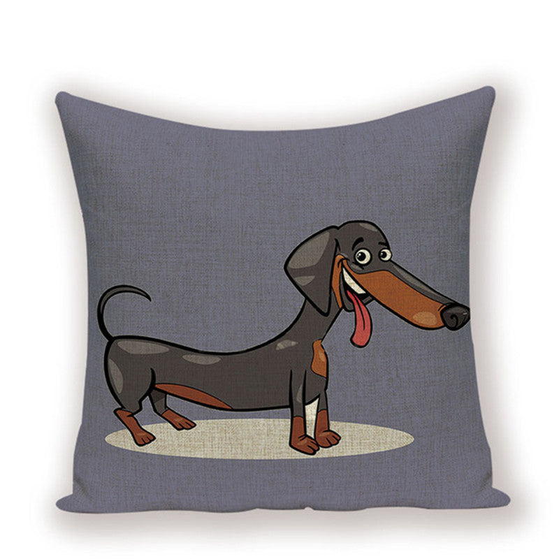 Dachshund Cushion Cover Sausage