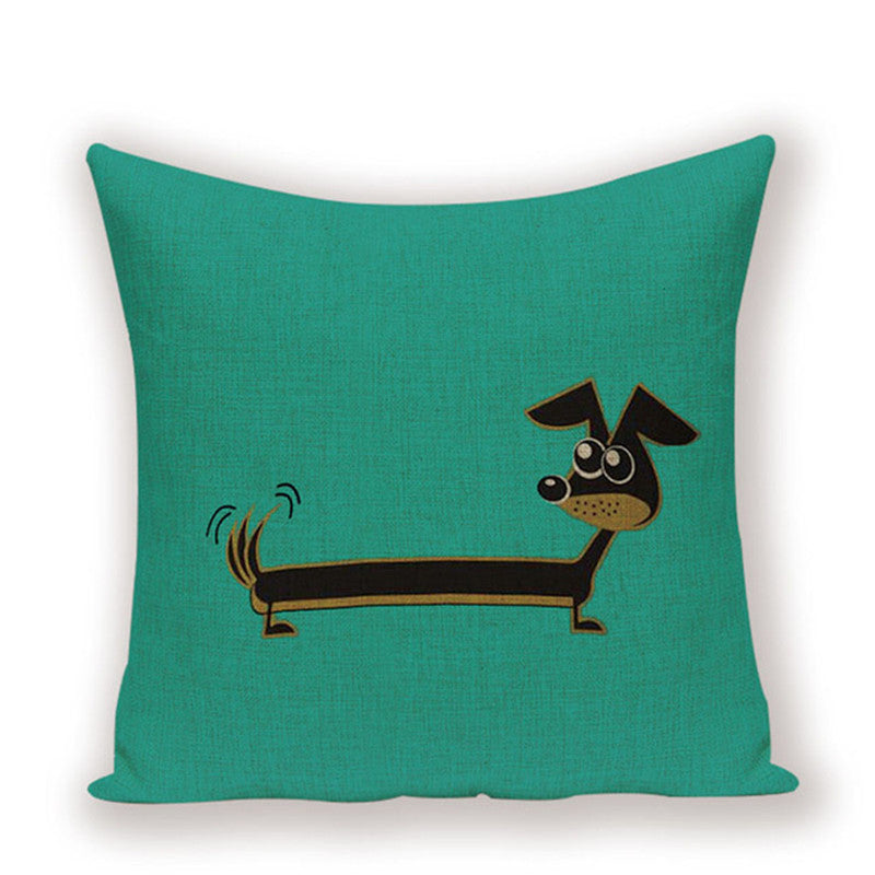 Dachshund Cushion Cover Sausage